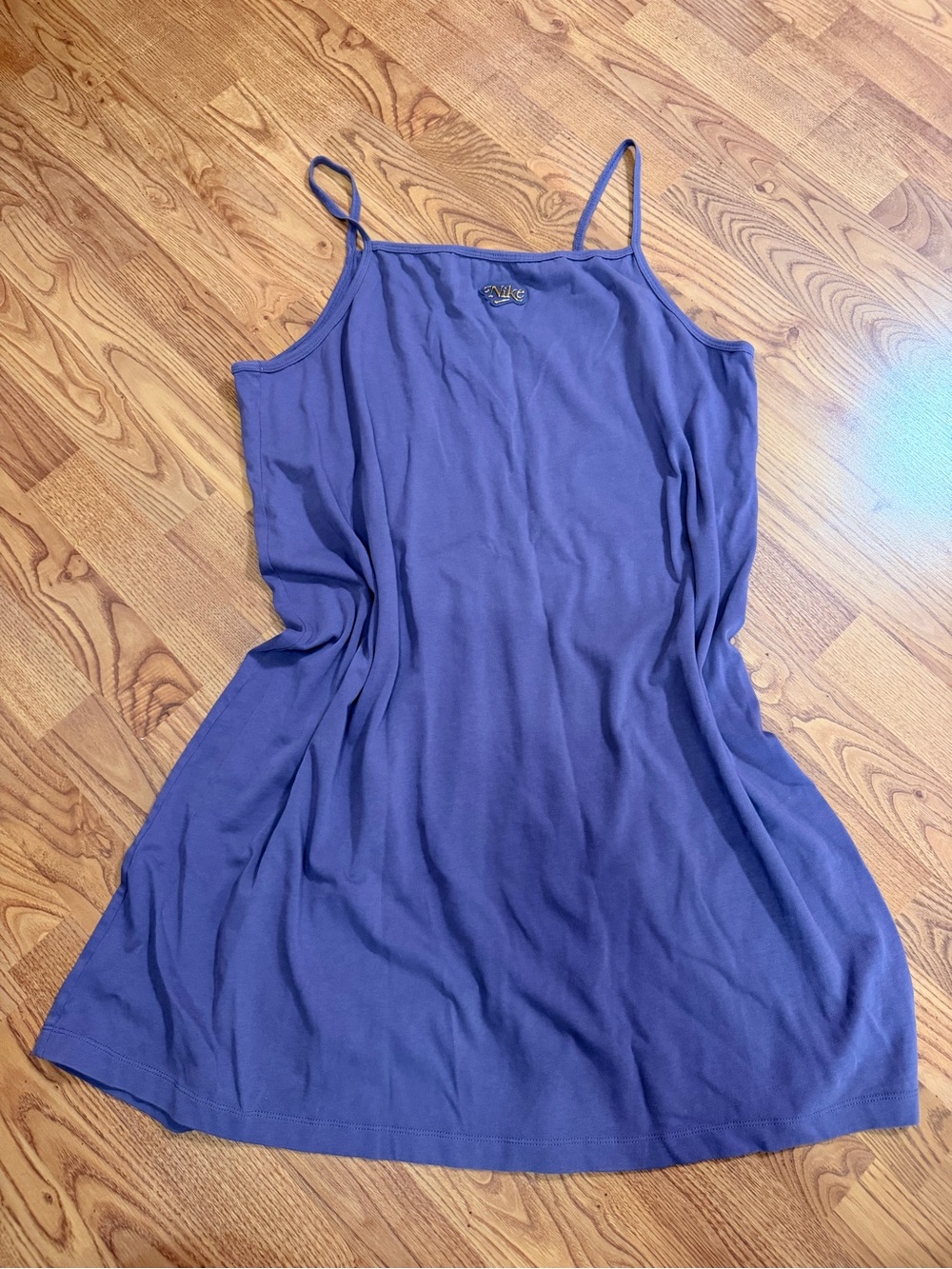 Nike Purple Spaghetti-Strap Mini Slip vintage plus size Dress